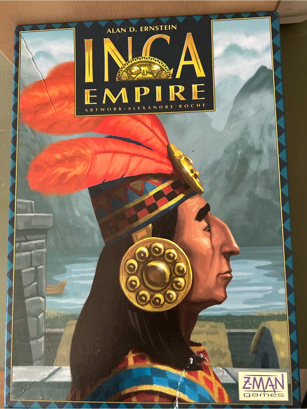 INCA Empire Board Game Z-Man Games 2010 Complete 3-4 Players